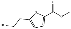 5-(2-羟乙基)-2-噻吩羧酸甲酯 结构式