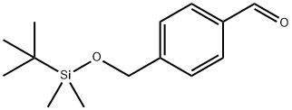 4-[[(1,1-二甲基乙基)二甲基甲硅烷基]氧基]甲基]苯甲醛 结构式