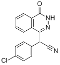 4-(P-CHLORO-1-CYANOBENZYL)-(2H)-PHTHALAZINONE 结构式