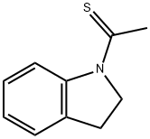 1H-Indole,  2,3-dihydro-1-(1-thioxoethyl)-  (9CI) 结构式