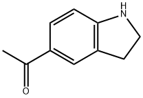 1-(2,3-二氢-1H-吲哚-5-基)-乙酮 结构式