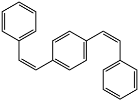 1,4-bis[(Z)-2-phenylethenyl]benzene 结构式