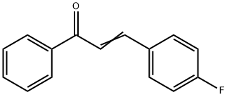 2-(4-氟亚苄基)苯乙酮 结构式
