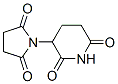 3-(2,5-dioxopyrrolidin-1-yl)piperidine-2,6-dione 结构式