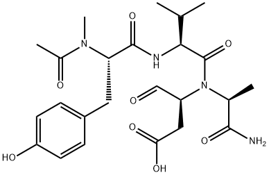 Ac-N-Me-Tyr-Val-Ala-Asp-aldehyde (pseudo acid)