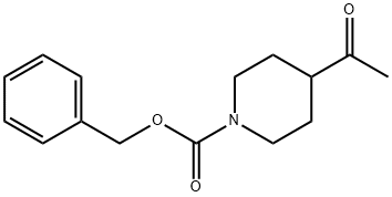 4-乙酰基哌啶-1-羧酸苄酯 结构式