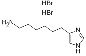 6-(1H-IMIDAZOL-4-YL)-HEXYLAMINE 2HBR 结构式