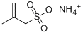 AMMONIUM 2-METHYLALLYLSULFONATE 结构式