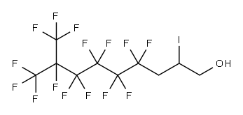 3-(全氟-5-甲基己基)-2-碘丙醇 结构式