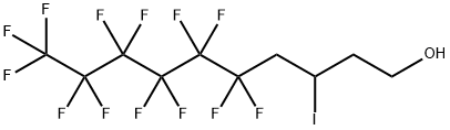 3-Iodo-1H,1H,2H,2H,3H,4H,4H-perfluorodecan-1-ol 结构式