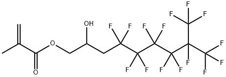 3-(全氟-5-甲基己基)-2-羟基丙基甲基丙烯酸酯 结构式