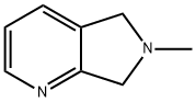 6,7-Dihydro-6-methyl-5H-pyrrolo[3,4-b]pyridine 结构式