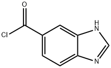 1H-苯并[D]咪唑-5-甲酰氯 结构式