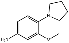 3-甲氧基-4-四氢吡咯苯胺二盐酸盐 结构式