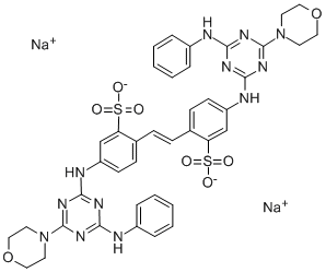 2,2-(1,2-ethenediyl)bis[5-[[4-(4-morpholinyl)-6-(phenylamino)-1,3,5-triazin-2-yl]amino]-benzenesulfonicacid],disodiumsalt