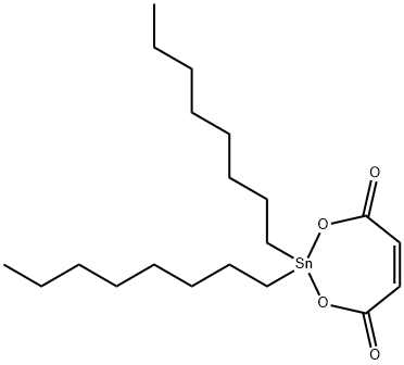 马来酸酯辛基锡 结构式