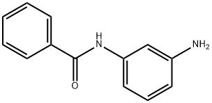 N-(3-氨基苯基)苯甲酰胺 结构式
