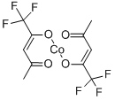 双(三氟-2,4-戊二酮)钴(II) 结构式