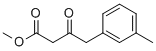 3-氧代-4-(间甲苯基)丁酸甲酯 结构式