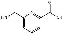 6-(氨基甲基)皮考啉酸 结构式