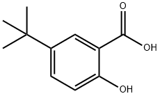 2-羟基-5-叔丁基苯甲酸 结构式