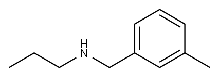 (3-甲基苄基)丙基-1-胺 结构式