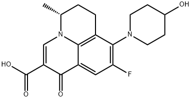 (R)-(+)-Nadifloxacin 结构式