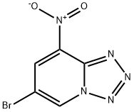 6-溴-8-硝基四唑[1,5-A]砒啶 结构式