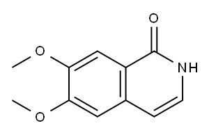 6,7-二甲氧基异喹啉-1(2H)-酮 结构式