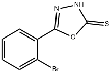 5-(2-溴-苯基)-3H-[1,3,4]恶二唑-2-硫酮 结构式