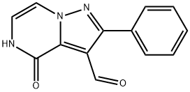 4-Oxo-2-phenyl-4,5-dihydropyrazolo-[1,5-a]pyrazine-3-carbaldehyde 结构式