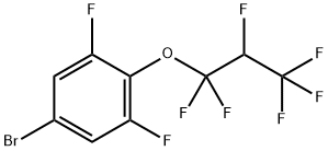 (4-BROMO-2,6-DIFLUOROPHENYL)-1,1,2,3,3,3-HEXAFLUOROPROPYL ETHER 结构式