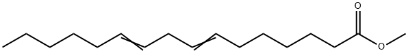 7,10-Hexadecadienoic acid methyl ester 结构式