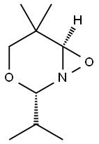 3,7-Dioxa-1-azabicyclo[4.1.0]heptane,5,5-dimethyl-2-(1-methylethyl)-,cis-(9CI) 结构式