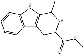 METHYL(1S,3S)-1-METHYL-1H,2H,3H,4H,9H-PYRIDO[3,4-B]INDOLE-3-CARBOXYLATE 结构式