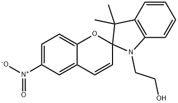 N-羟乙基-3,3-二甲基-6-硝基吲哚啉螺吡喃 结构式