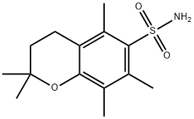 2,2,5,7,8-PENTAMETHYLCHROMAN-6-SULFONAMIDE 结构式