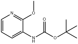 3-N-BOC-氨基-2-甲氧基吡啶 结构式