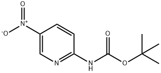叔-丁基 (5-硝基吡啶-2-基)氨基甲酸酯 结构式