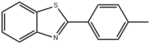 2-(4-甲基苯基)苯并噻唑 结构式