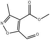 4-Isoxazolecarboxylicacid,5-formyl-3-methyl-,methylester(9CI) 结构式