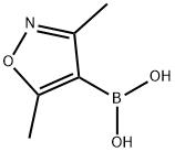 3,5-二甲基异恶唑-4-硼酸 结构式
