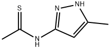 Ethanethioamide,  N-(5-methyl-1H-pyrazol-3-yl)- 结构式