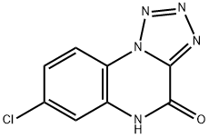 7-氯四唑[1,5-A]喹唑啉-4(5H)-酮 结构式