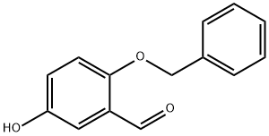 2-苄氧基-5-羟基苯甲醛 结构式