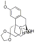 14-Hydroxy-3-Methoxy-6-oxo-Morphinan 6-Ethylene Ketal 结构式