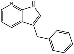 3-苯甲基-1H-吡咯并[2,3-B]吡啶 结构式