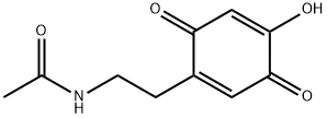 Acetamide, N-[2-(4-hydroxy-3,6-dioxo-1,4-cyclohexadien-1-yl)ethyl]- (9CI) 结构式