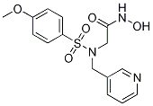 AcetaMide, N-hydroxy-2-[[(4-Methoxyphenyl)sulfonyl](3-pyridinylMethyl)aMino]- 结构式