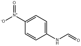 N-(4-硝基苯基)甲酰胺 结构式